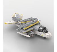 MechEdu 2092pcs MOC-150877 1:35 S-3 Viking Building Kit, Each Part Ensures a Firm, Stable Assembly, A Gift for Teenagers and Adults