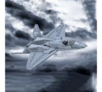 MechEdu 2185pcs MOC-177282 1/35 YF-23 Grey Ghost Fighter Construction Kit, Each Part Ensures a Firm, Stable Assembly, A Gift for Teenagers and Adults