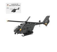 MechEdu 781PCS MOC-214545 H145M/UH-72B Multi-Purpose Helicopter Kit, Each Part Ensures a Firm, Stable Assembly, for Teenagers and Adults