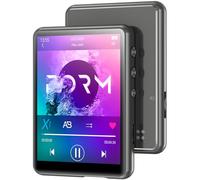 MECHEN 64GB MP3 Player Bluetooth 5.3 with 2.4" Full Touch Screen，Portable Digital Music Player with Speaker，FM Radio, Line Recording, HiFi Lossless Sound, Support up to 128GB (Gray)