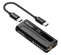 MECHEN AP10 USB C to AUX Headphone Amp DAC Dongle 3.5mm Jack Audio Portable Amplifier Dual Output DSD256 4.4mm Balanced High Resolution ES9028Q2M for iPhone 15/16/17 Pro Max Plus iPad Android Phone