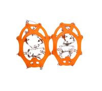 MechKit 19 Spikes Crampons Ice Cleats for Winter Walking | TPE ice grippers with 19 stainless steel teeth, -35°C flexibility, straps and storage bag