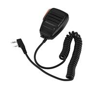 MechKit 2 PIN Handheld Walkie Talkie Speaker Mic Durable Plastic Lightweight Portable Hands Communication for Quansheng UV5R 888S Black ABS 7.5 x 5.5 x 2.5 cm