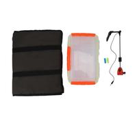 MechKit 3 Layers Foldable Fish Unhooking Mat With Fishing Lure Box Fishing Bracket Alarm for Angling