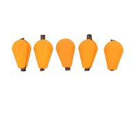 MechKit 5 Pcs Water Drop Fishing Float Foam Strike Indicator Fly Fishing Tackle Accessory Big Size (Orange)