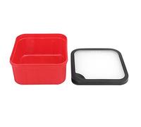 MechKit Bait Storage Box Bait Bucket Bait Station Durable Heatproof Portable Live Bait Container with Air Holes for Fishing Enthusiasts Made of PP Plastic Material (170 * 170 * 85mm)