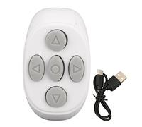MechKit Bluetooth Remote Control Ring Design Multi Function Wireless Phone Selfie Shutter for Home TikTok Video Recording Android 8.0 and Above ABS Material 32x31x18mm (White)