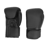 MechKit Boxing Gloves Frosted Black 12oz PU Adjustable Breathable Ergonomic Punching Bag Gloves for Training Workout Adults Boxing Sparring Fitness