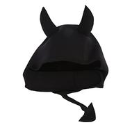 MechKit Cute Cartoon Animal Swimming Cap Diving Headgear with Adjustable Chin Strap for Surfing Diving Swimming Black Neoprene Nylon Size