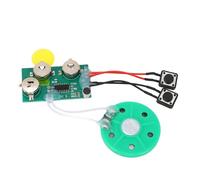 MechKit DIY Greeting Card Chip 120 Seconds Recordable Voice Sound Module with Playback Button for Homemade Cards and Invitations Green 46x27x10mm
