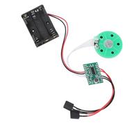 MechKit DIY Voice Greeting Card Module 60 Second Recording Playback Loop Play Function with 10CM Cable Extension for Xmas Cards Gift Boxes Jewelry Boxes Crafts Children Toys