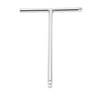 MechKit Dual Drive T Handle Wrench Chrome Vanadium Tool Steel High Strength Rustproof Portable Efficient Fastening for Mechanics DIY Enthusiasts Tight Spaces 3/8 Inch Drive