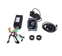 MechKit Electric Bike Brushless Motor Controller Kit, 36V 48V 500W 750W 26A 3 Mode Sine Wave Controller T5S Color LCD Display Screen 130X Thumb Throttle Kit for Electric Scooter