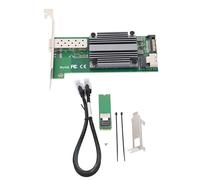 MechKit Ethernet NIC Card M.2 to 10Gb B+M KEY 82599-1 SFP Industrial Control Server Network Card