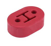 MechKit Exhaust Pipe Hanger Rubber Mount Brackets PU Material Universal Fitment Red Blue Yellow Black Optional 7.4x4.8x2.5cm Car Exhaust System Vibration Noise Reducti (Red)