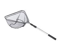 MechKit Fishing Landing Net Durable Triangular Folding Telescoping Pole Handle Strong Aluminum Alloy Lightweight Mesh Extendable 150cm Ideal for Freshwater Saltwater Anglers Beginn
