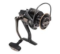 MechKit Fishing Reels Spinning Reel 4.9:1 Gear Ratio High Strength Metal Structure Foldable Design Smooth Operation for Saltwater Freshwater Fishing Stainless Steel 3+1BB (DA6000)
