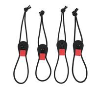 MechKit Fishing Rod Cable Ties Adjustable Reusable Elastic Strap Ties Secure Fixation for Fishing Rods Skis Extension Cords Hoses Ropes Nylon ABS Material 4Pcs Pack