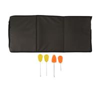 MechKit Fishing Unhooking Mat Multifunctional Sponge with 4Pcs Baiting Needles 3 Fold Fishing Unhooking Pad for Outdoor Camping Hiking