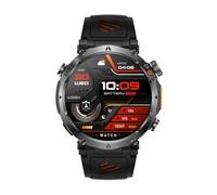 MechKit GPS Smart Watch with 1.7 Inch HD IPS Touch Screen Bluetooth Calling 100+ Sports Modes Compass LED Flashlight 3ATM Water Proof for Men Women (Black)