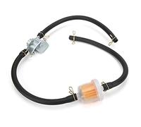 MechKit Inline Fuel Tank Tap Filter Pipe Universal Flexible 23.6in with Petcock Switch Shut Off Valve Superior Oil Water Separation for ATVs Dirt Bikes Scooters Mopeds