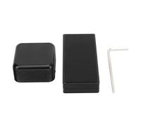 MechKit Multifunction Magnetic Chalk Clip Chalk Holder Portable Billiard Pool Cue Snooker Accessory Aluminum Alloy Lightweight Compact Design for Professional Players (Black)