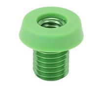 MechKit Pool Cue End Plug Aluminum Alloy Screw Rubber Cover Billiard Cue Bottom Bumper for Connecting Club and Extension Handle Durable Protective Lightweight Stylish Design Profes