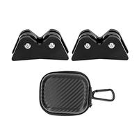 MechKit Pool Cue Straightness Checker Pure Aluminum Billiard Cue Straightness Detector Billiards Straightness Tester for Billiards Snooker Cues 6063 Aluminum 6.7cm 2.1cm 173g (Black)