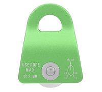 MechKit Pulley Rock Climbing Downhill Side Plate Single Pulley Transport Equipment Hot Forging Aluminium Magnesium Alloy Lightweight Durable for Mountaineering Outdoor Activities G (Green)
