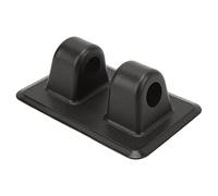MechKit PVC Anchor Tie Off Patch Boat Fixed Anchor Bracket Holder Strong Durable Lightweight for Inflatable Boats Kayaks Dinghies PVC Material 120g 136x90x47mm (Black)