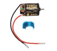 MechKit RC Car 540 Brushed Motor, 1/10 RC Crawler Car Brushed Motor with Blue Heat Sink, for Redcat, for Axial Scx10, for D90, for Hpi (35T)