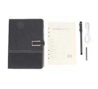 MechKit Smart Pen Notebook Set Digital Bluetooth Smartpen with Real Time Digitization Sync OCR Recognition Playback Sharing for Students Professionals Aluminum Alloy ABS PU (Black)