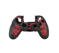 MechKit Soft Silicone Case Skin Grip Shell Cover for Controller Personalize Your Game Experience Non Slip Design Fit Easy Install Comfortable Feel Protective Cover for Gaming Enth (Black Red)