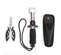 MechKit Stainless Steel Fishing Pliers And Grip Tool Kit Durable Resistant Multifunctional Combination For Anglers Freshwater Saltwater Fishing 2PCS 183g 18cm 12.5cm