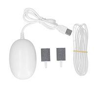 MechKit USB Powered Oxygenation Pump Quiet Mini Aquarium Air Pump High Performance Fish Tank Oxygen Pump with 10000mAh Battery for Outdoor Fishing Car Travel ABS Material 170g