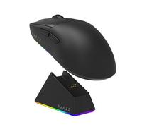 MechLands AJ139 V2 MC Gaming Mouse with Charging Base, Adjustable 12,000 DPI, PAW3311 Sensor, 3 Modes Wireless Mouse, 500mAh Battery, 1000 Polling Rate, 66g Lightweight, Win/Mac (Black)