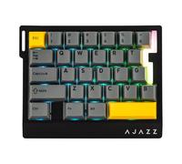 MechLands AK029 Rapid Fast Wired Gaming Keyboard, 8Khz Polling, 29 Keys One Handed Keyboard, SOCD & DKS, Magnetic Switch, Adjustable Actuation, RGB Backlits, Aluminum Plate (Black)