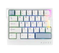 MechLands AK029 Rapid Fast Wired Gaming Keyboard, 8Khz Polling, 29 Keys One Handed Keyboard, SOCD & DKS, Magnetic Switch, Adjustable Actuation, RGB Backlits, Aluminum Plate (White)