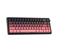 MechLands AK650 65% Gasket Mechanical Keyboard, 3 Modes Wireless Gaming Keyboard with 0.85'' TFT Screen & Knob, Hot Swappable, 5000 mAh Battery, Flex-Cut Plate & PCB, RGB (Black Pink)