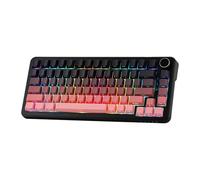 MechLands AK820 MAX HE Hall Effect Magnetic Gaming Keyboard, Adjustable Actuation, 8KHz Polling Rate, Wired Rapid Fast Keyboard, Creamy Gasket, RGB Backlight, NKRO for Win/Mac (Black Pink)