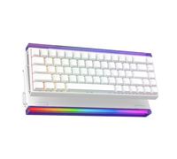 MechLands Aula Hero68 HE Wired Magnetic Gaming Keyboard, Rapid Hall Effect Keyboard with 0.01mm Adjustable Actuation, 8kHz Polling, 5-Layer Sound Dampening, RGB Lightbox & Backlit (White)