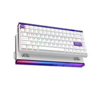 MechLands Aula Hero84 HE Wired Magnetic Gaming Keyboard, Rapid Hall Effect Keyboard with 0.01mm Adjustable Actuation, 8kHz Polling, 5-Layer Sound Dampening, RGB Lightbox & Backlit (White Purple)