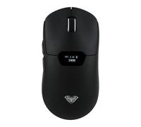 MechLands AULA SC390 Lightweight Gaming Mouse with Display Screen, 2.4G/USB-C/BT Wireless Mouse with 400mAh Battery, Adjustable 20,000 DPI & 1000 Polling Rate, PAW3311 Sensor, for Win/Mac (Black)