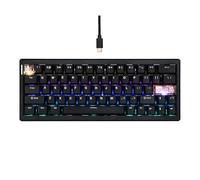 MechLands CIDOO C60 HE Wired Rapid Fast Gaming Keyboard with Silent Magnetic Switch, Hall Effect Keyboard with 8K Polling Rate, 0.125ms Latency, 63-Key Compact Layout, Hot-Swappable (Black)