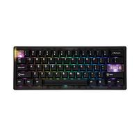 MechLands CIDOO QK61 V2 VIA Programmable 60% Compact Keyboard, Wireless Gaming Keyboard, Hot Swappable, Gasket Mechanical Keyboard with PC Plate, RGB, 3000mAh Battery for Win/Mac, QWERTY (Black)