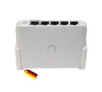 MECHONIX Ubiquiti USW-Flex Mini Table and Wall Mount Wall Mount Bracket White (2.5G USW Flex mini)