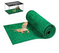 Mechpia 47" x 24" Large Reptile Carpet Terrarium Liner Bedding Reptile Substrate Mat Tank Accessories for Bearded Dragon Snake Lizard Tortoise Leopard Gecko (Green)