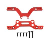 MechPort 1 Pair Red RC Car Aluminum Front Rear Shock Towers Compatible with Arrma 1/14 Typhon Grom
