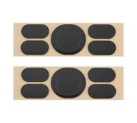 MechPort 2 Sets Replacement Mouse Feet Skates Pads Compatible with Logitech G102 G203 G PRO PTFE Black