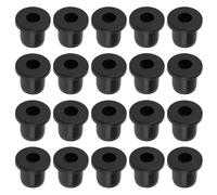 MechPort 20Pcs 8MM Rubber Grommet Mount Round T Type Compatible with Cord and Wire Protection Soft Durable Heat Resistant Cable Organizer